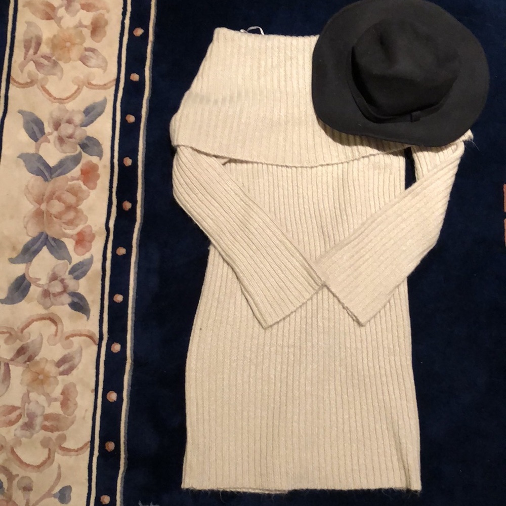 Off Shoulder Sweater Dress